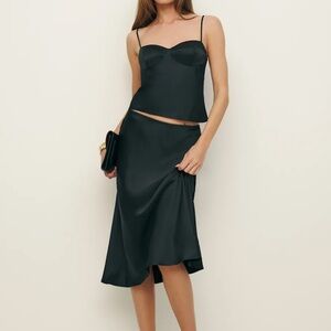 NEW NWT Reformation Sia Silk Two Piece